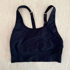 Black sports bra